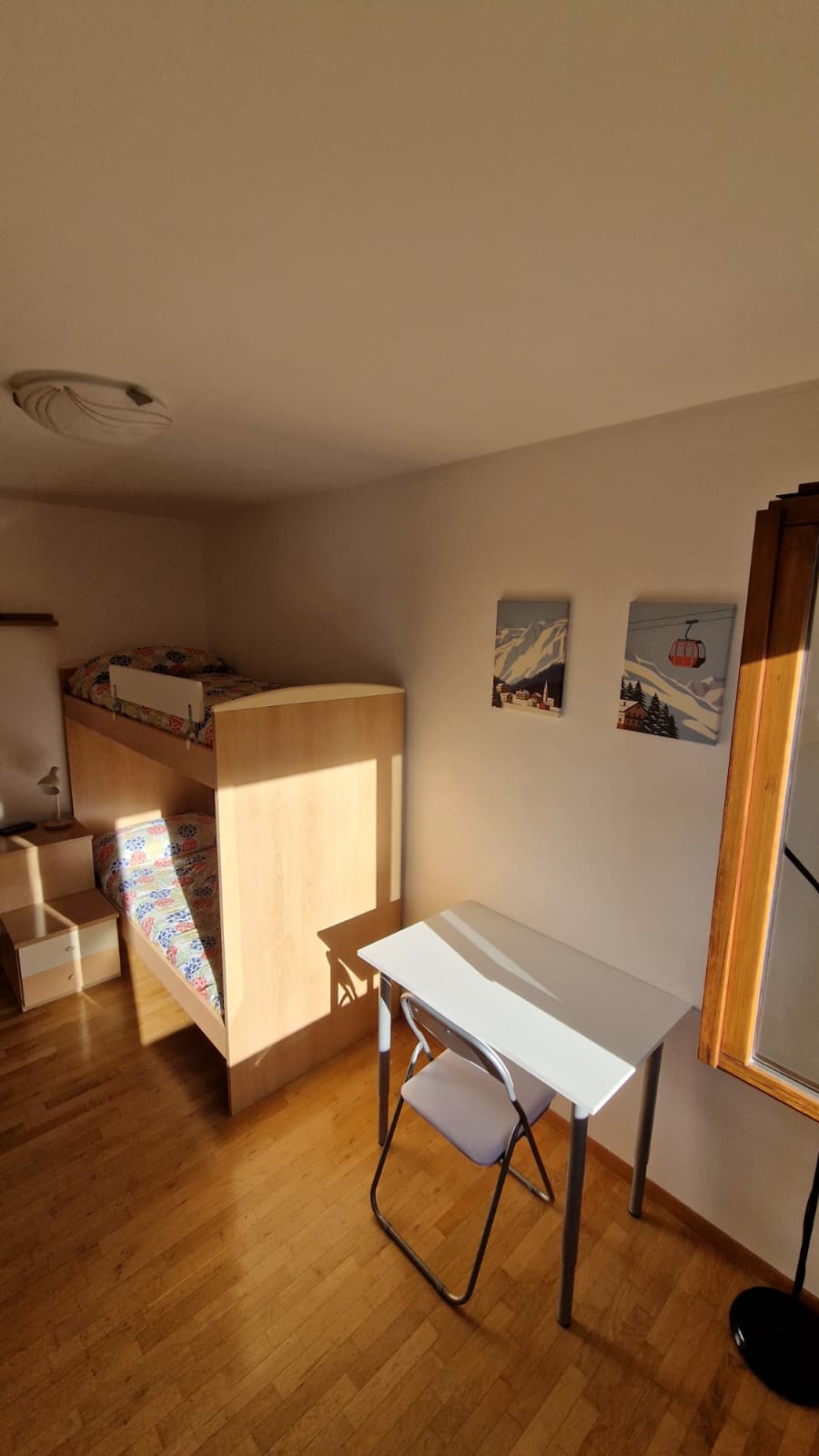 Camera con letto a castello di Casa Fiorella