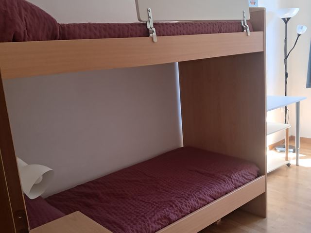 Letto a castello nella seconda camera